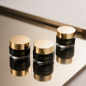 Tarros Cosméticos Redondos <span class=keywords><strong>de</strong></span> <span class=keywords><strong>Vidrio</strong></span> Negro Mate Vacíos Para Crema <span class=keywords><strong>de</strong></span> Ojos <span class=keywords><strong>de</strong></span> 5g 10g 15g 20g 30g 50g 60g 100g 200g <span class=keywords><strong>Con</strong></span> Caja <span class=keywords><strong>de</strong></span> Papel Cuadrada Personalizada - Product Image 6