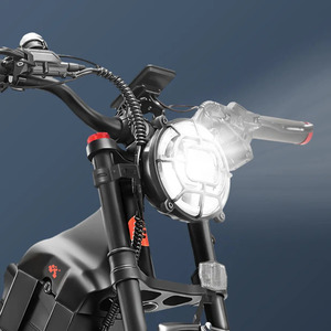 Vélo de montagne électrique Eahora Romeo Pro 48V 60Ah 1500W avec pneus larges de 26 pouces, cadre en acier, <span class=keywords><strong>suspension</strong></span> intégrale <span class=keywords><strong>et</strong></span> moteur à moyeu arrière - Product Image 5