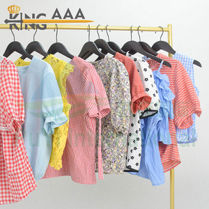 KINGAAA Chemisiers d'été pour femmes Chemises Blouse Ladies Summer Top Robes Clothing Lots Women Free Used Clothes in Bulk - Product Image 3