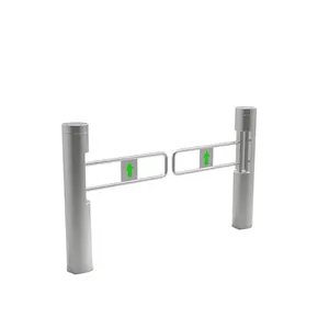 304 Swing Barrier Gate System RFID Access Control Turnstile Door Single For Supermarket