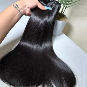 30 Anos de Lealdade Fábrica Atacado Virgem Cabelo Fornecedores Natural Original Cru Indiano Cabelo Humano, corpo Personalizado, 100