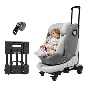 Plastic Opvouwbare Kinderwagen Bagagekar Platform Handtrolley 100Kg 4 Wielen Autostoel Reiswagen Platform <span class=keywords><strong>Trolley</strong></span> - Product Image 1