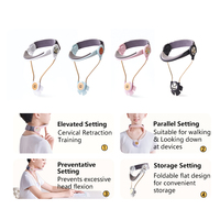 Collier de soutien cervical réglable OEM, attelle cervicale portable pour l'amélioration de la posture, idéal pour la maison, le bureau, l'école et les activités de plein air