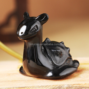 Sculpture en Quartz naturel de grande taille, dessin animé <span class=keywords><strong>Pokemon</strong></span> artisanat ensemble pi <span class=keywords><strong>Umbreon</strong></span> - Product Image 3