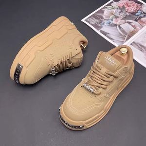 Nuevas Zapatillas de Skateboarding Casuales para Hombre, de Corte Bajo, Suela Gruesa, Algodón, Aumentan la Altura, Antideslizantes, a la Moda, para Todas las Estaciones - Product Image 6