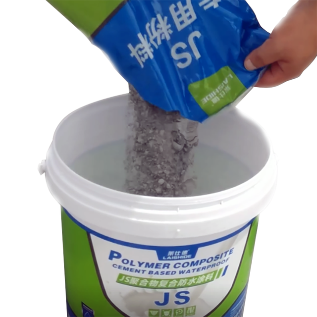 Swimming Pools Concrete Waterproof Coating High Polymer Composite Cement Based Waterproof Paint for Roof Walls