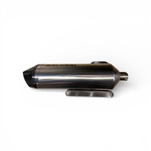 Silenziatore di Scarico per Moto in Acciaio Malossi con Terminale in Carbonio - Product Image 1