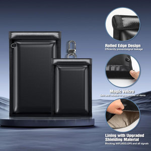 Bloqueur de signal GPS portable, <span class=keywords><strong>anti</strong></span>-traceur GPS, étui Faraday pour clés de <span class=keywords><strong>voiture</strong></span>, <span class=keywords><strong>pochette</strong></span> Faraday bloquant les <span class=keywords><strong>RFID</strong></span> pour clés de <span class=keywords><strong>voiture</strong></span> - Product Image 5