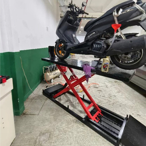 Motorfiets Atv Lift Jack Takelstandaard 450Kg 1000lb Luchtbediende 48 "Breedte Atv Motorfiets Heftafel - Product Image 4