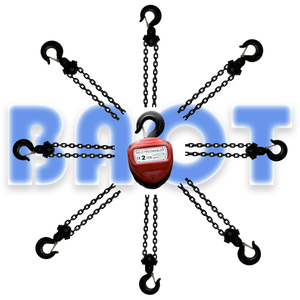 New 1t HSC thép Heavy Duty chuỗi khối 3M nâng chiều cao bảo vệ quá tải cho xây dựng bến cảng & Bán Lẻ - Product Image 5