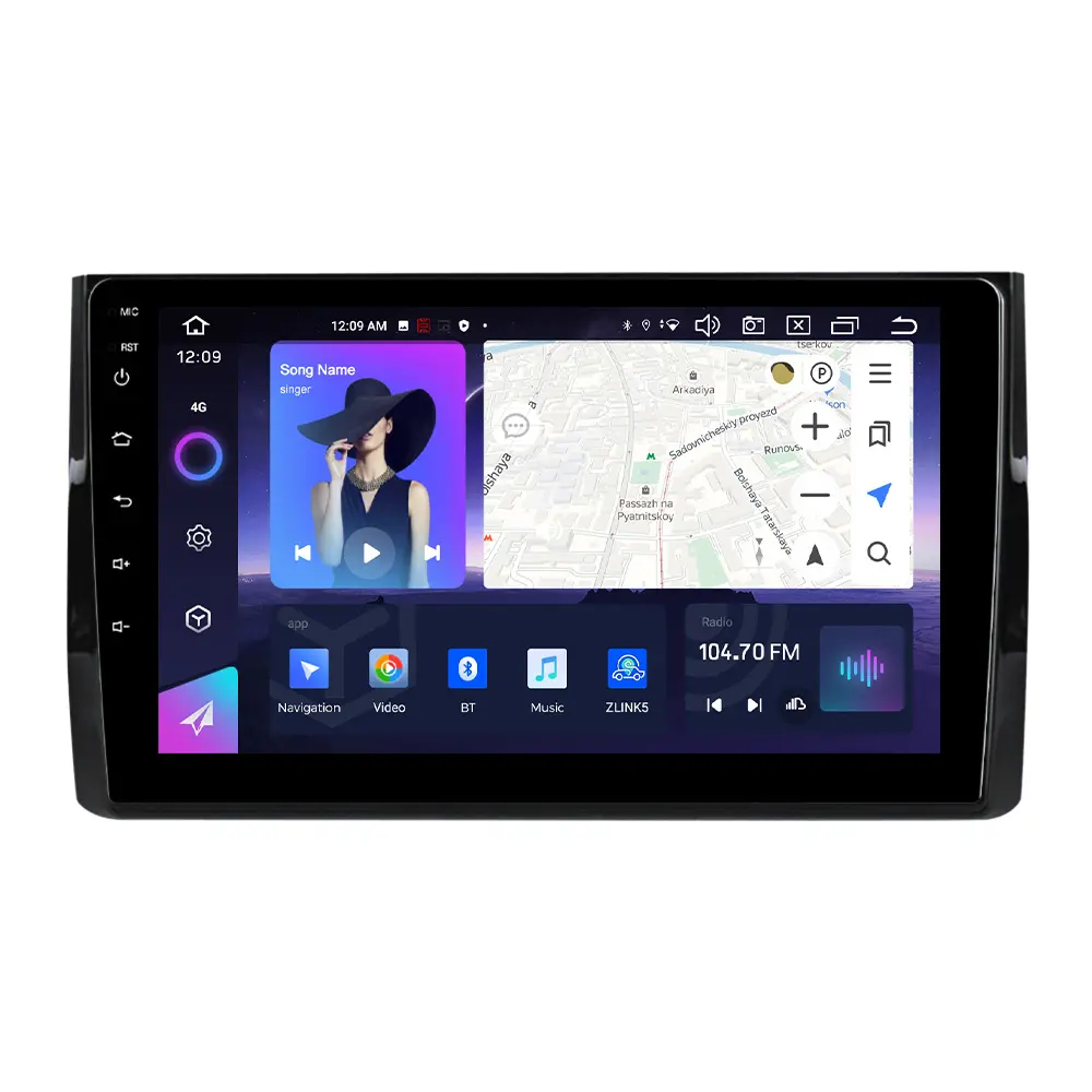 NaviFly NF Android 13 QLED écran tactile 8 core 8 + 256G système de navigation de voiture pour Skoda Kodiaq 2016-2018 support 360 caméra et dv
