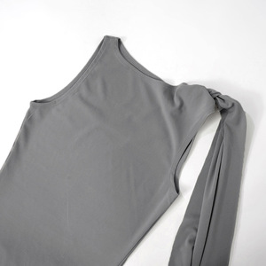 Fascia alta tendenza 2025 estate nuovi vestiti di moda tinta unita Sexy abito irregolare - Product Image 4