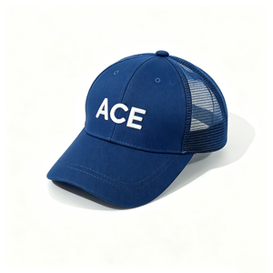 Gorra Trucker de Lona con Personaje ACE para Hombre y Mujer, 3 Colores, Malla Trasera Transpirable, Ajustable, Logotipo Bordado, Deportes al Aire Libre - Product Image 5
