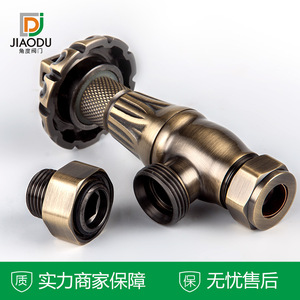 Válvula de Termostato de Calefacción de Tipo Angular Elegante de Bronce Antiguo de Alta Gama, Válvula de Control de Radiador para una Calefacción Confortable - Product Image 4