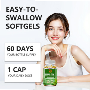 Gélules d'extrait de thé vert à prix de gros : stimule l'énergie, soutient l'immunité, favorise la clarté mentale, favorise la relaxation et la calme. - Product Image 3