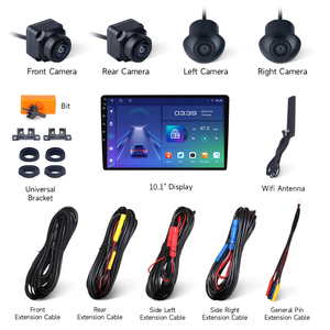 T5 Car DVD Player GPS navigation 10 inch 2 + 32 gam 1080P xách tay Android đài phát thanh stereo âm thanh 360 chim xem Hệ thống camera - Product Image 6