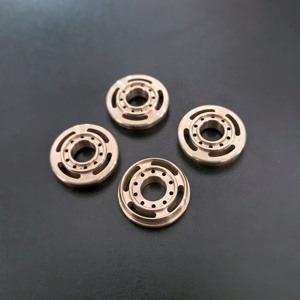 Pièces usinées CNC de précision sur mesure, service CNC, disques de soupape en bronze <span class=keywords><strong>pour</strong></span> systèmes de suspension automobile - Product Image 2