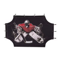 VIK MAX Easy Straps 72" Lona de Entrenamiento de Hockey Callejero de Gran Tamaño con Correas de Fácil Instalación y Objetivo de Tiro para Portero de Gran Tamaño
