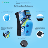 Casque de protection SeeMore OEM pour le ski, le vélo et le skateboard, respirant, 7-en-1, équipement de protection pour le patinage, coudières, genouillères, protège-poignets