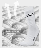 Chaussettes Épaisses de Travail en Coton et Nylon pour Hommes, de Marque, Décontractées, Jacquard Tricoté, avec Lettres, Qualité Supérieure, en Gros