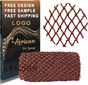 แปรงขัดผิวแบบตาข่ายสำหรับอาบน้ำทำจากไนลอนตัวขัดผิวแบบยาวแปรงสำหรับอาบน้ำผ้าสำหรับอาบน้ำแบบแอฟริกันออกแบบโลโก้ได้ตามต้องการ - Product Image 1