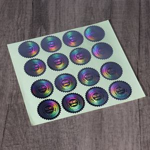 Feuille d'autocollant déco impression numérique pour boîte de <span class=keywords><strong>parfum</strong></span> inviolable adhésif sécurité void autocollants holographiques - Product Image 4