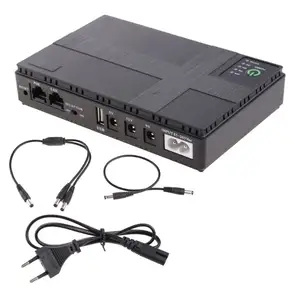 Chengwen iyi fiyat UPS Mini 5V 9V 12V 15V 24V 36W taşınabilir Mini UPS 12V Para Modem yönlendirici için Wifi yönlendirici 9V 12V