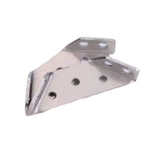 Soporte de Esquina de Acero Inoxidable Wise Ruler, Conector de Refuerzo para Muebles, Soporte de Estante Trapezoidal de 3 Lados - Product Image 2