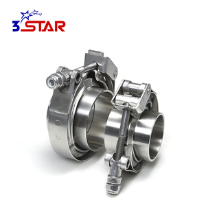 Collier de serrage rapide en acier inoxydable pour tuyau d'échappement à bride en V et rainure en V - Product Image 4