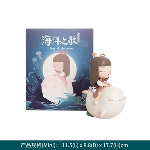 Blanc PVC nuit conte de fées océan <span class=keywords><strong>chanson</strong></span> voiture décorations mignon <span class=keywords><strong>petit</strong></span> bureau poupée ornements pour femme anniversaire jouet Figure Statues - Product Image 6