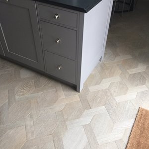 Pavimenti in Parquet di Legno di Rovere Francese, Design <span class=keywords><strong>Geometrico</strong></span> Personalizzato in Legno Duro Ingegnerizzato - Product Image 3