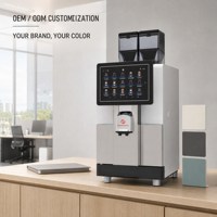 Mesin Kopi Toko Swalayan dengan Dua Penggiling Terintegrasi Kontrol Suhu PID untuk Penggunaan Kedai Kopi