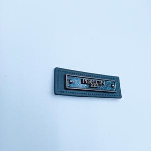 Best Selling Gunmetal Color Embossed Clothing <strong>Labels</strong> Sustainable Decorative Logo Patches for Jackets and <strong>Jeans</strong> - Product Image 2