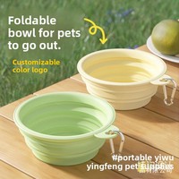 Bol pliable en silicone pour chien, personnalisable, directement de l'usine - Bol portable pour l'eau et les boissons en extérieur
