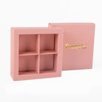Boîtes formatées de chocolat de luxe estampage à chaud pour Biscuits Emballage doux Brownies Cadeau Bonbons Dragées Boîtes de faveur Mariage