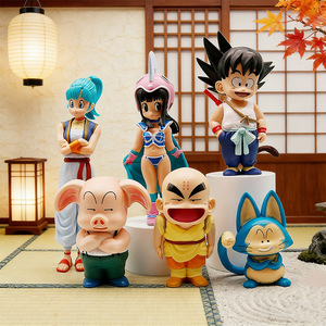 6 PIÈCES/ENSEMBLE 9-21cm DBZ Dragon Son <span class=keywords><strong>Goku</strong></span> <span class=keywords><strong>Chichi</strong></span> Figurine PVC Anime Manga Japonais Statue de Collection Modèle Jouet Poupée Cadeau - Product Image 1