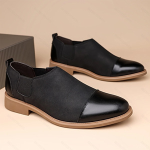 Chaussures en cuir confortables et légères pour hommes, style coréen, grande taille, formelles et décontractées, tendance 2026 - Product Image 3