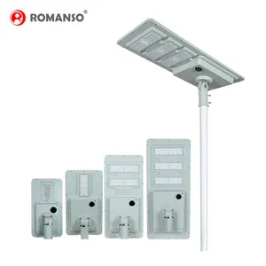 Romanso IP65 wasserdichtes hohes Lumen 160lm/w 20w 30w Solar Straßen laterne