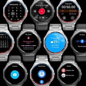 Homens Moda Relógio Inteligente 2025 Rastreador De Fitness Design De Negócios Relógio Inteligente <span class=keywords><strong>Monitor</strong></span> De Freqüência Cardíaca IP68 À Prova D 'Água Smartwatch - Product Image 3
