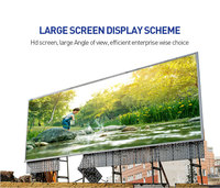 Écran LED extérieur P6 P8 P10, 7000 nits, haute luminosité, grand angle de vision, écran de jonction sur poteau pour la publicité