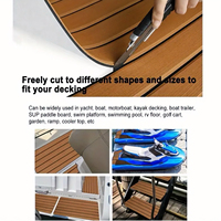 HEROES Teck synthétique Service personnalisé Tapis en mousse de teck EVA