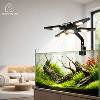 Lampe LED intelligente pour aquarium Fly-Wing Smart WIFI, spectre complet WRRGB, lampe pour aquascaping, CRI97Ra, pliable, pour terrarium
