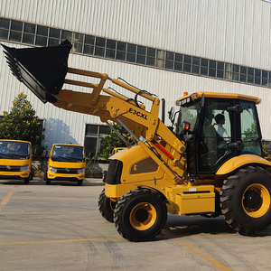 Cargadora de Ruedas 4x4 Diésel con Retroexcavadora Hidráulica, Máquina de Construcción Multifuncional en Venta - Product Image 3