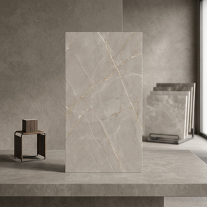 Dalles de sol et de mur en porcelaine brillante, motif chevrons sculpté, 600x1200 mm, style moderne - Product Image 3