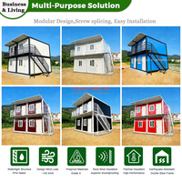 Structure de maison conteneur extensible de 40 pieds, en acier moderne, préfabriquée, pour mini-maison à vendre