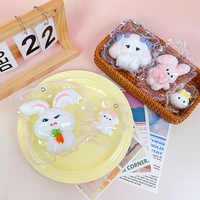 Jouet anti-stress en silicone alimentaire souple, effet crème, motifs animaux, bords cousus, fabriqué au Zhejiang, vente en gros