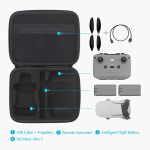 Estuche de Almacenamiento Resistente a Golpes y Salpicaduras, Organizador de Batería/Controlador, Bolsa de Transporte para Drones de EVA de Alta Densidad para <span class=keywords><strong>DJI</strong></span> Mavic <span class=keywords><strong>Mini</strong></span> <span class=keywords><strong>2</strong></span> - Product Image 2