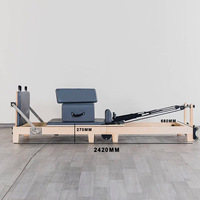 Plateforme de Pilates pliable en bois d'érable pour exercices de gainage, entraînement du tronc et étirements corporels, portable, garantie 5 ans