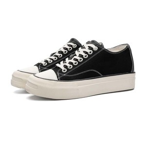 2026 Spring Low-<b>top</b> Canvas Sneakers for Fitness Leisure Skateboarding Shoes Rare Classic Thick-soled High-ankle Men's Shoes - Product Image 5