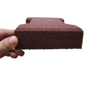 200 มม.X 160 มม.กลางแจ้งDog Bone ShapedยางInterlocking Paversกระเบื้องสำหรับHorse Stable Walkways - Product Image 6